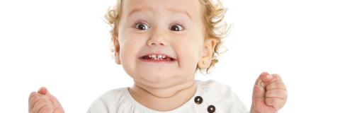 Imagine You're a Baby Excited toddler girl.