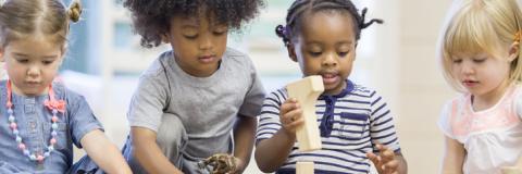 Prenatal to 3 Equity Diverse group of young kids.