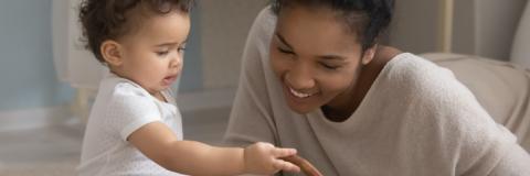 GOFCC 4 A female in home child care provider with little boy.
