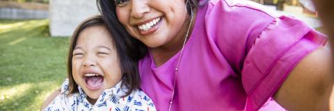 Family Child Care Business Resources Little boy and his family child care provider.