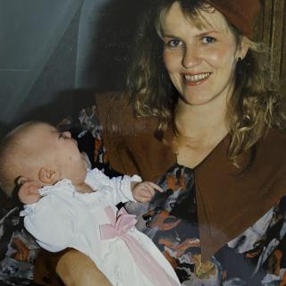 Mom and baby from the 1980's. 