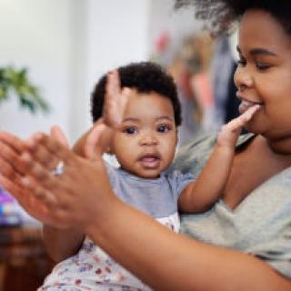 Cropped shot of a young mother spending time with her baby girl 