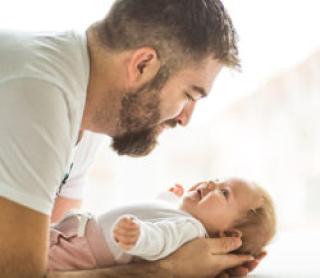Man with Baby Man with Baby
