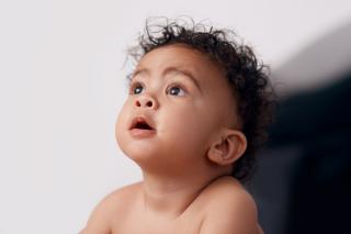 Trauma of Addiction Baby gazing up