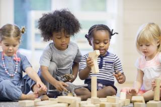 Prenatal to 3 Equity Diverse group of young kids.