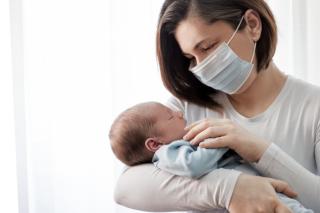 Masked Delay? Masked mom and baby.