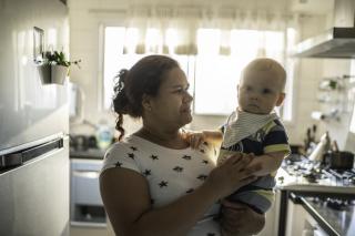 GOFCC Home child care provider and baby.