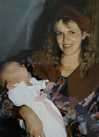 Mom and baby from the 1980's. 