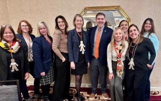 Evening in Annapolis for Child Care 2024 MFN's partners with Delegate Jared Solomna at the evening in Annapolis for Child Care.