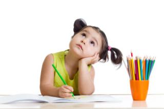 Child day dreaming