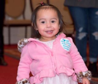 I heart family support centers - smiling little girl 