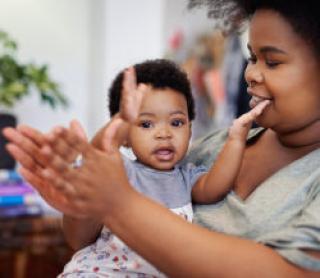 Cropped shot of a young mother spending time with her baby girl