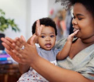 Cropped shot of a young mother spending time with her baby girl 