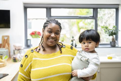 2024 Child Care Demographics Child care provider and little boy.