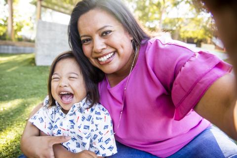 Family Child Care Business Resources Little boy and his family child care provider.